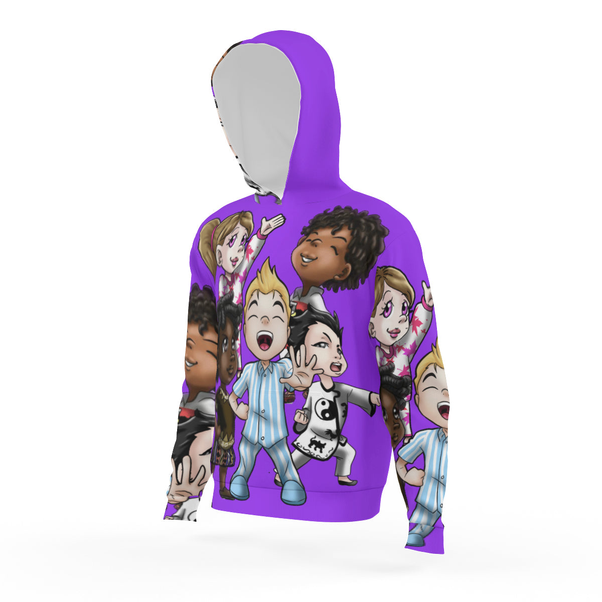 SDPKA KIDS GANGIN' IT HOODIE PURPLE