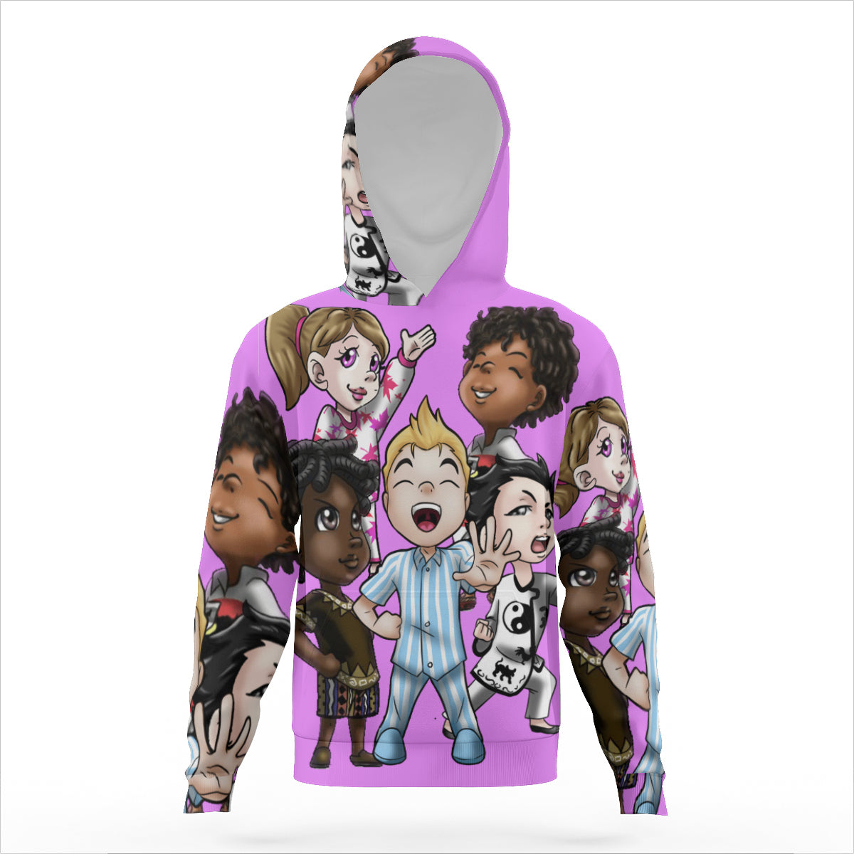 SDPKA KIDS GANGIN' IT HOODIE LT PINK