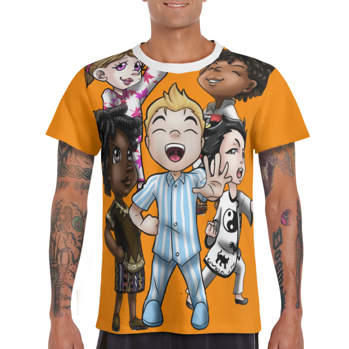 SDPKA MEN'S GANGIN IT SHIRT ORANGE