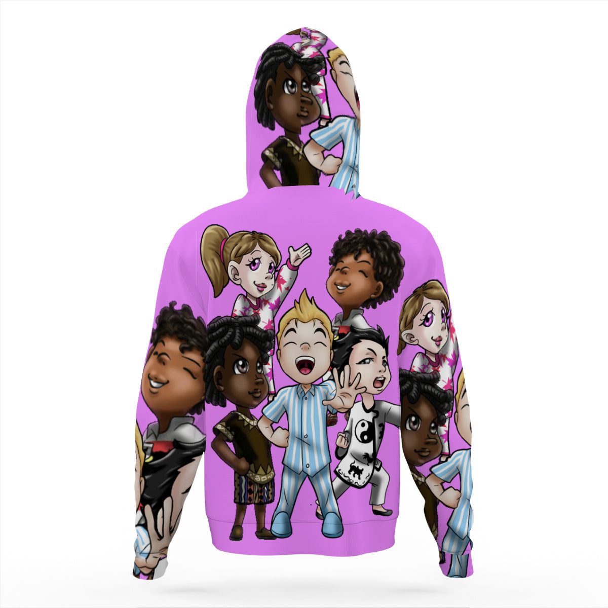 SDPKA KIDS GANGIN' IT HOODIE LT PINK