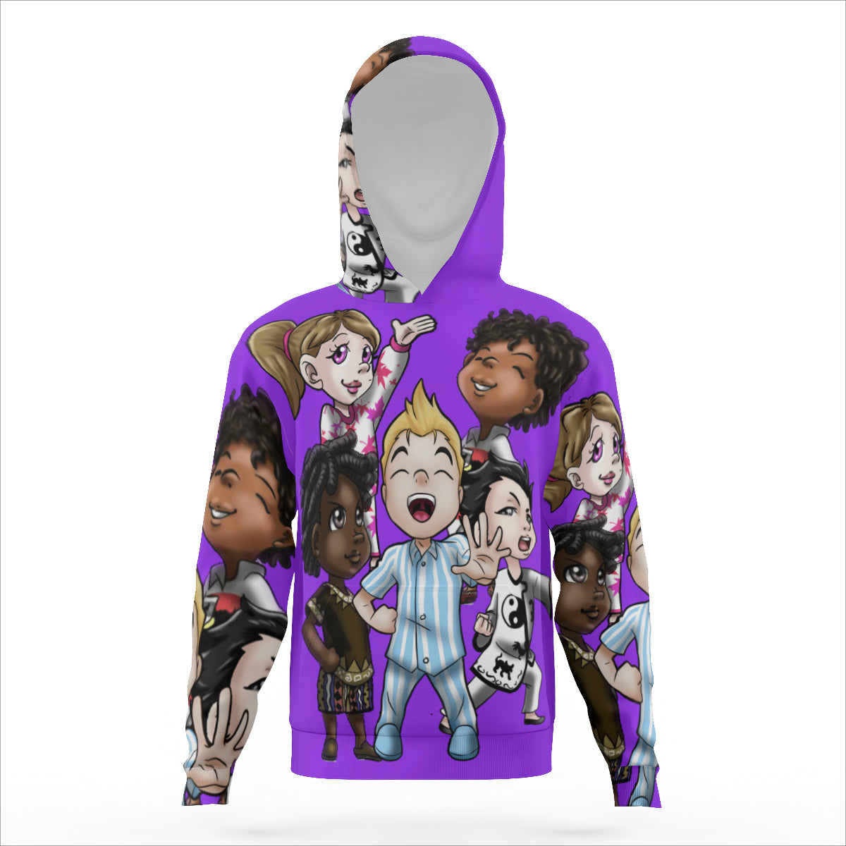 SDPKA KIDS GANGIN' IT HOODIE PURPLE
