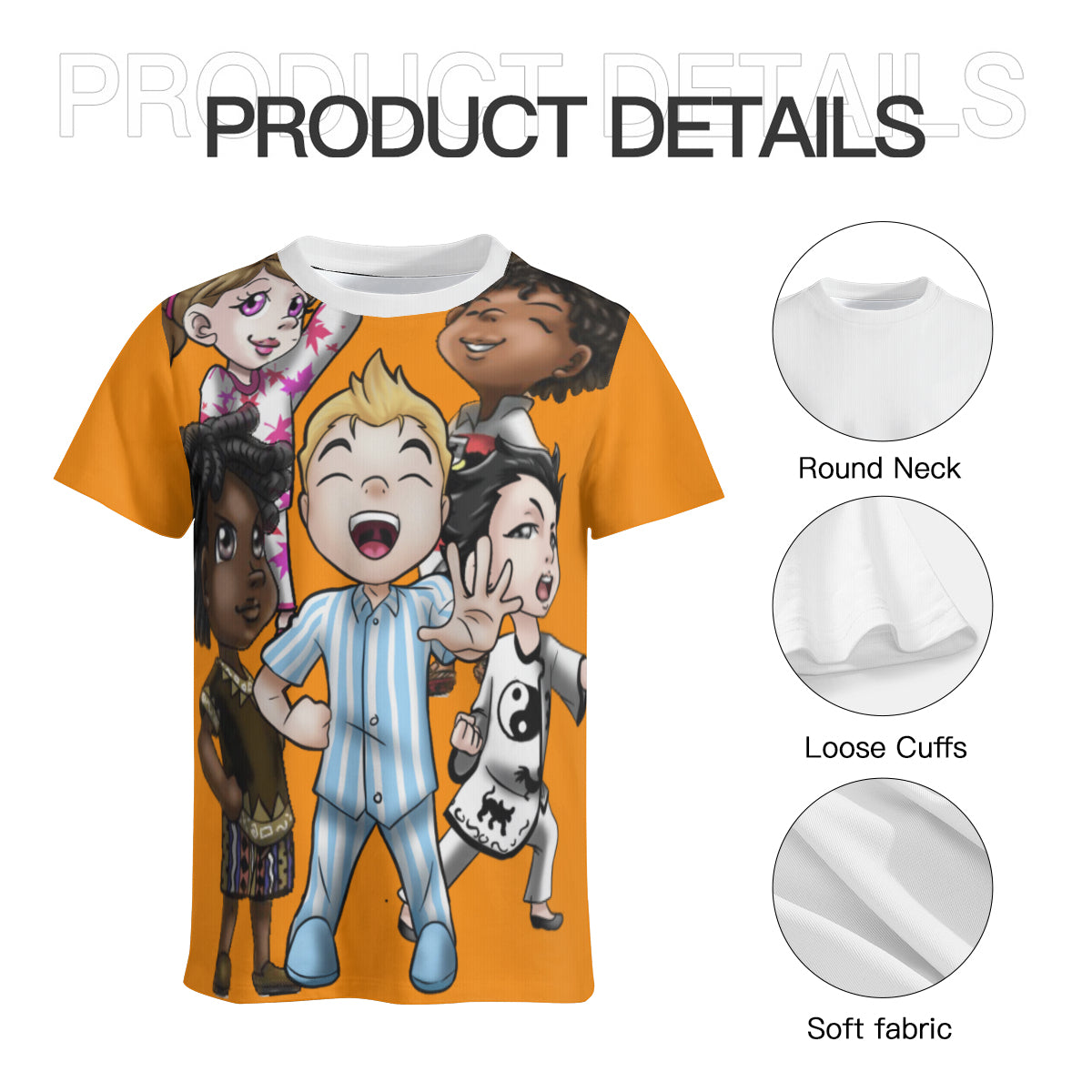 SDPKA MEN'S GANGIN IT SHIRT ORANGE