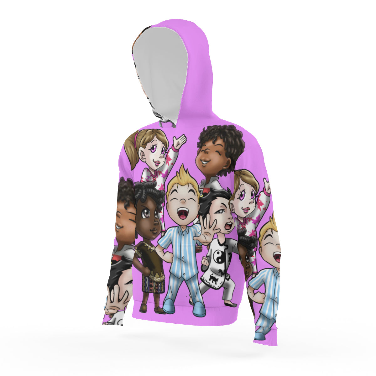 SDPKA KIDS GANGIN' IT HOODIE LT PINK