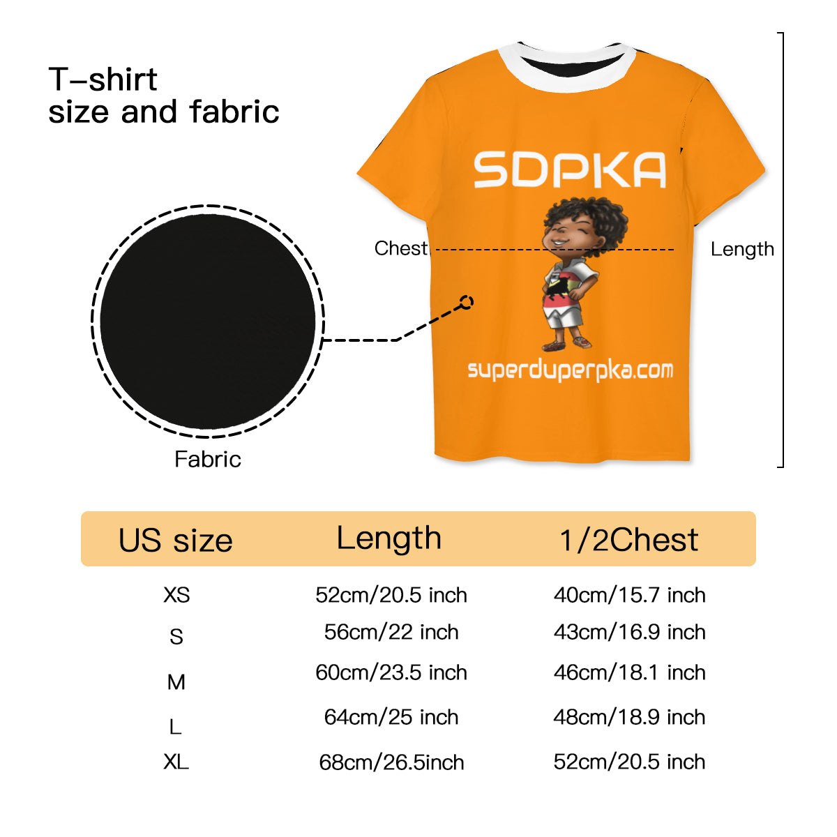 Rico's Salute of Courage T-Shirt |. ORANGE