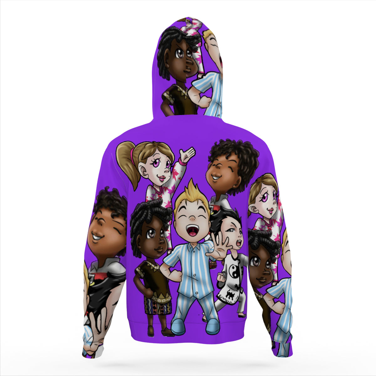 SDPKA KIDS GANGIN' IT HOODIE PURPLE