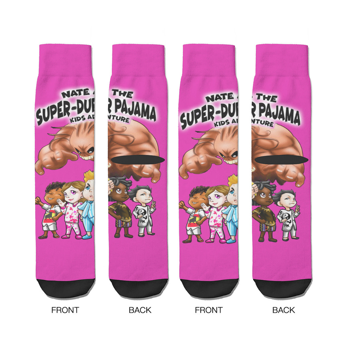 NATE-SDPKA-SOCKS HOT PINK