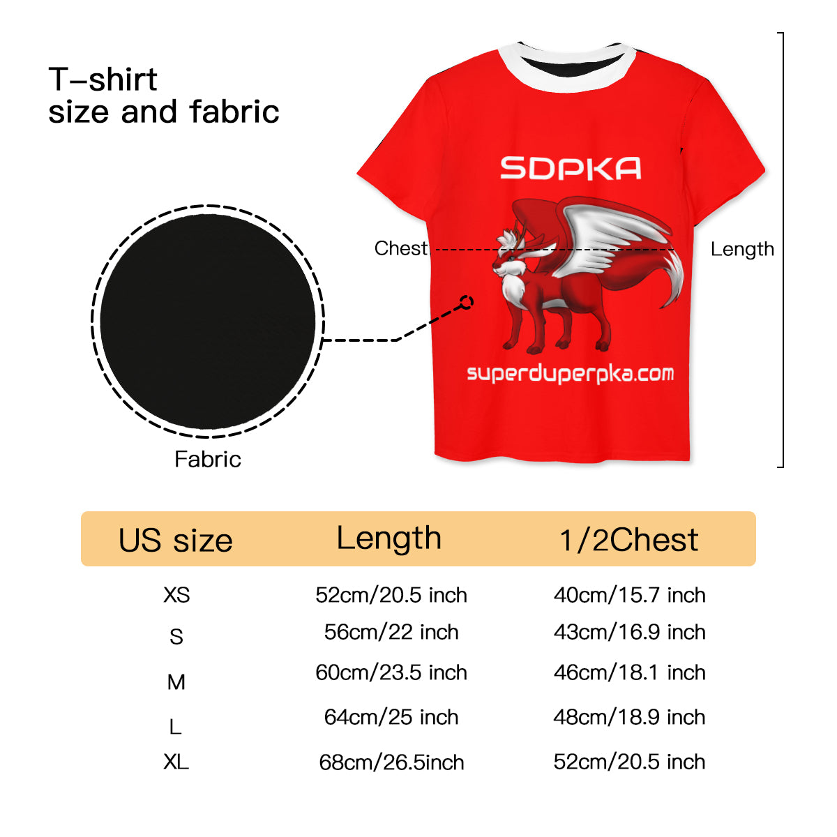 WOLPERTINGER Kid's T-Shirt RED