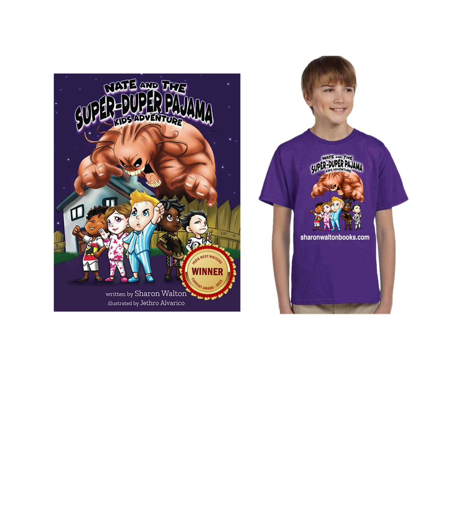 BOOK & KIDS T SHIRT BUNDLE