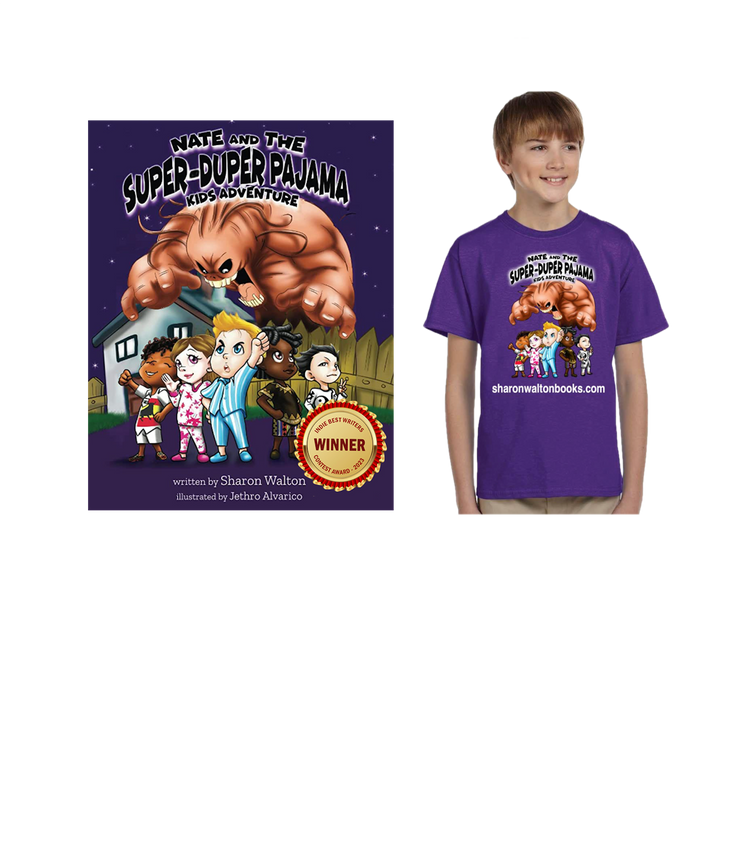 BOOK & KIDS T SHIRT BUNDLE