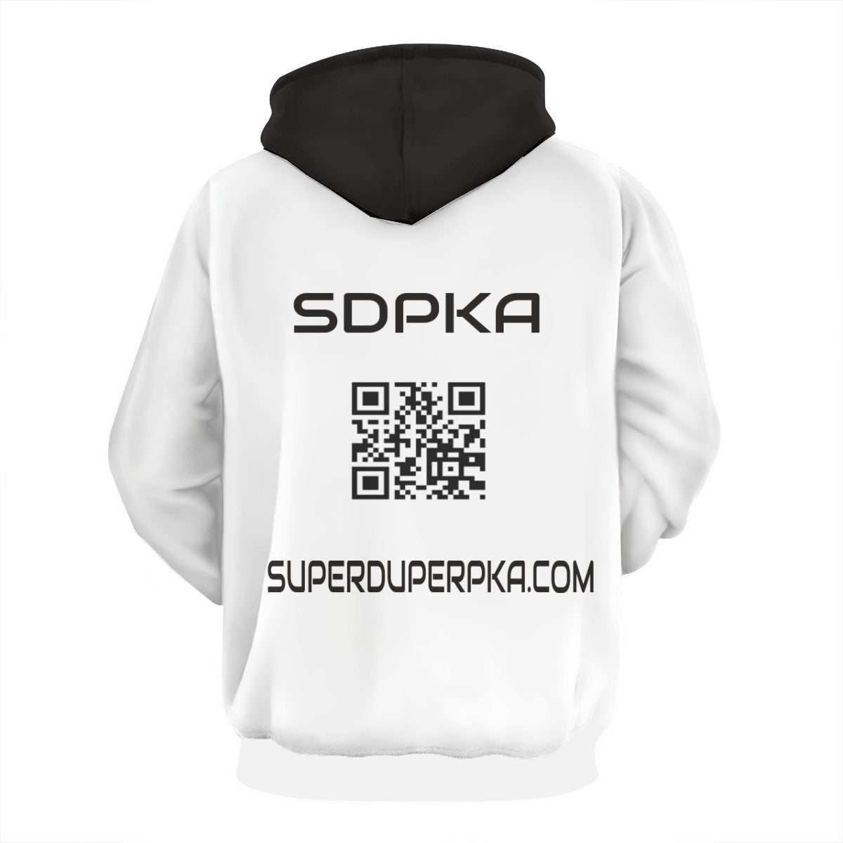 SDPKA B & W ADULT COTTON UNISEX HOODIE