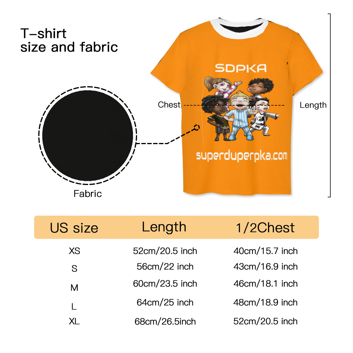 SDPKA T SHIRT EVERYBODY ORANGE