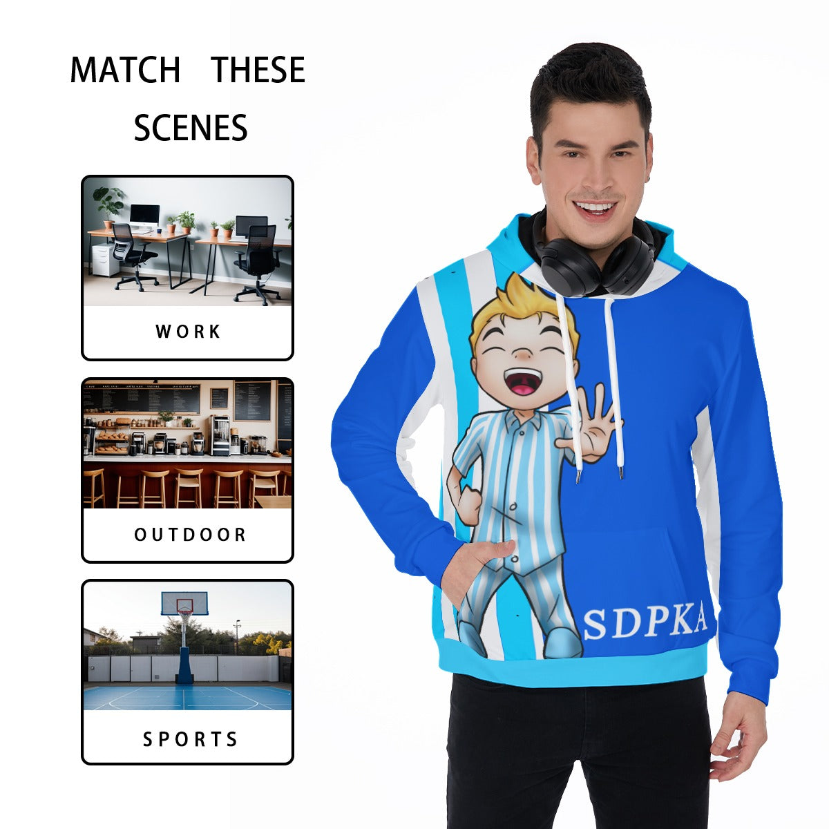 TWIN the VIBE NATE SWAG | MINI ME | HOODIE for ADULTS