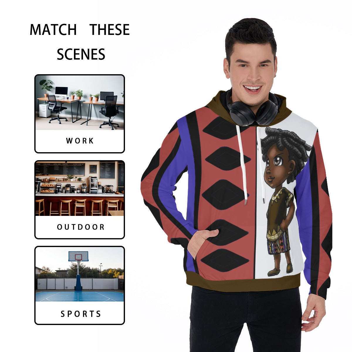 TWIN the VIBE | MINI ME | KEDAR SWAG II | HOODIE for ADULTS