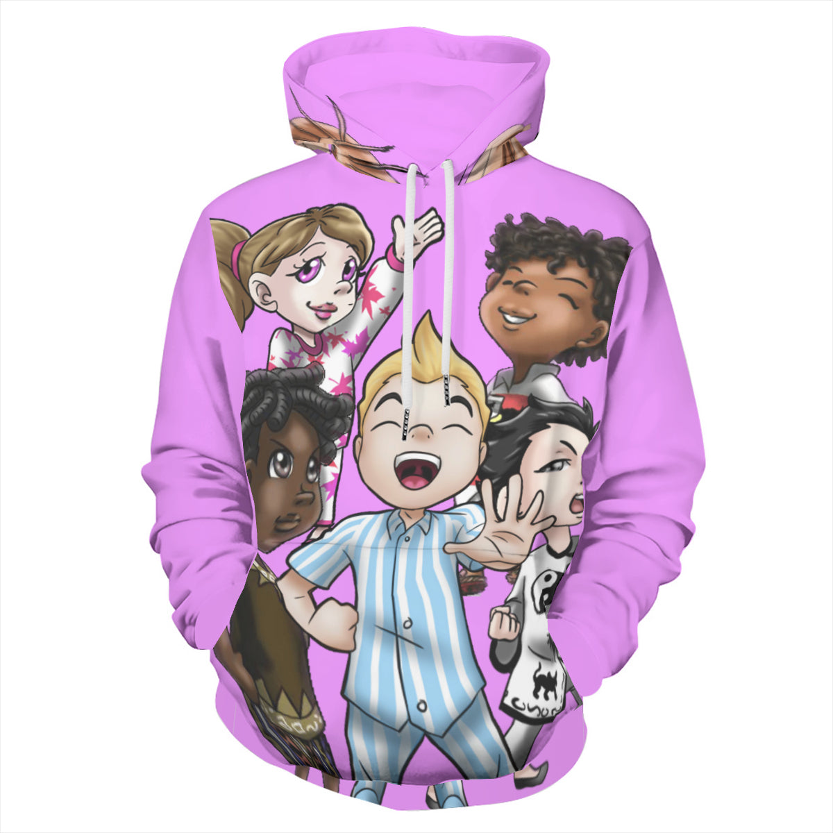 SDPKA ADULT GANGINIT HOODIE LT PINK