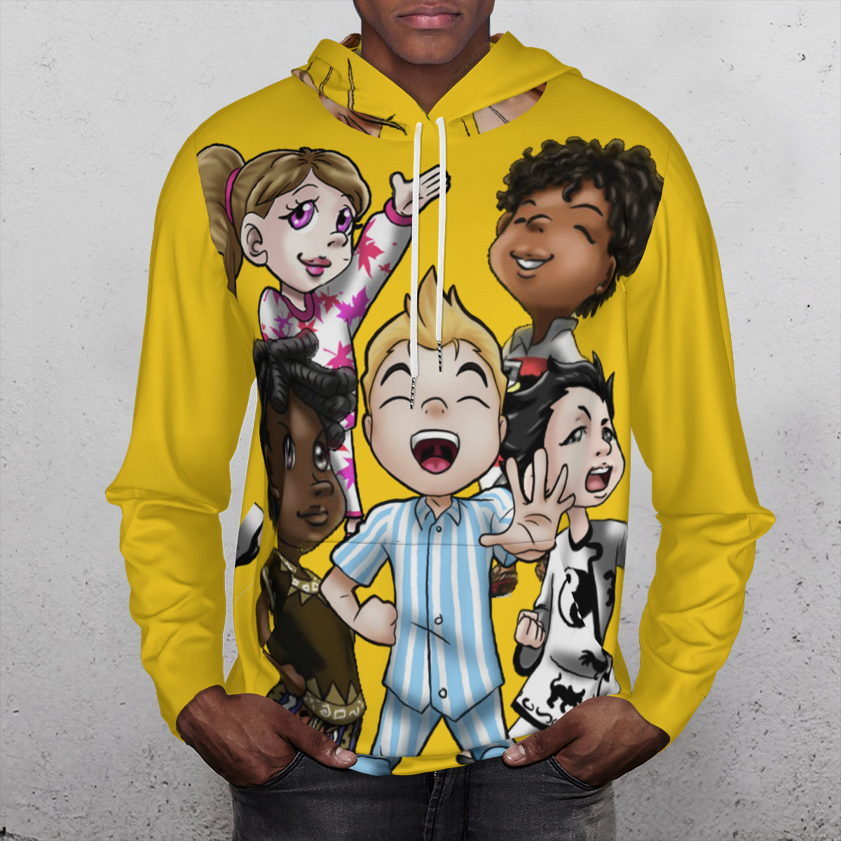 SDPKA ADULT GANGINIT HOODIE YELLOW