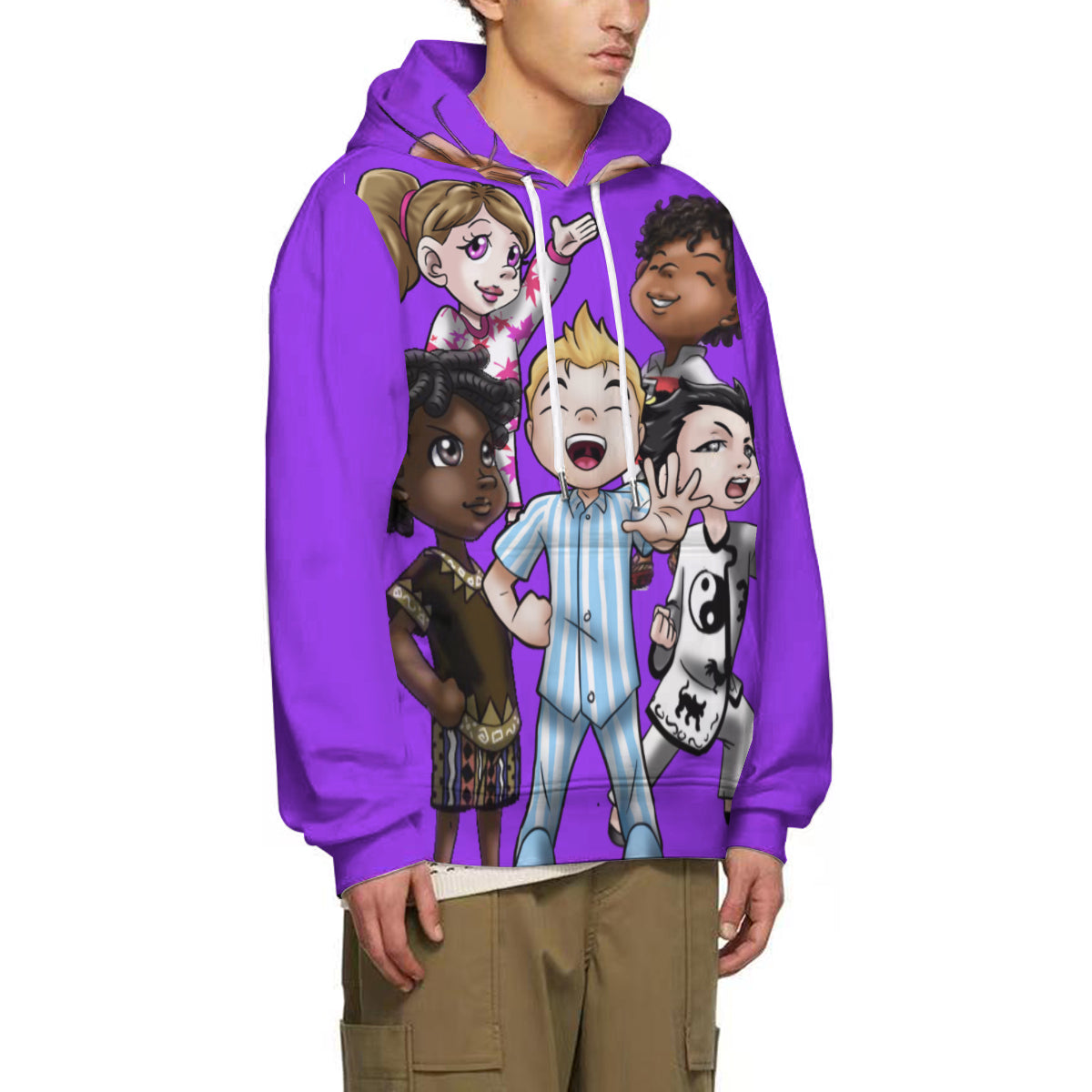 SDPKA ADULT GANGINIT HOODIE PURPLE