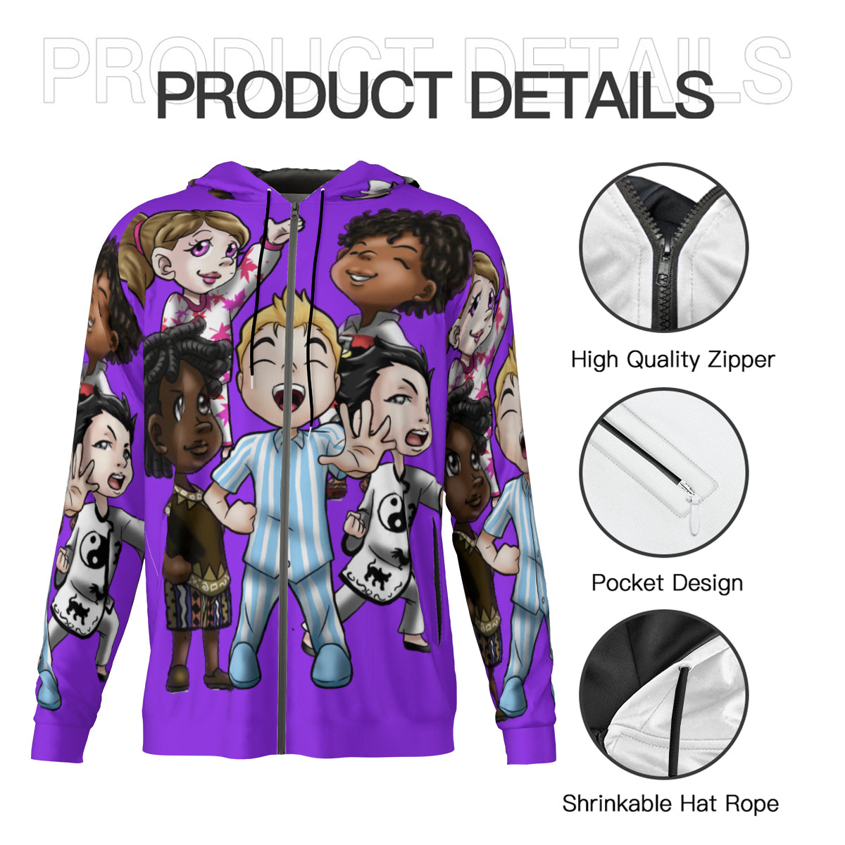 SDPKA PURPLE GANG HOODIE **Women please order one size smaller than normal**