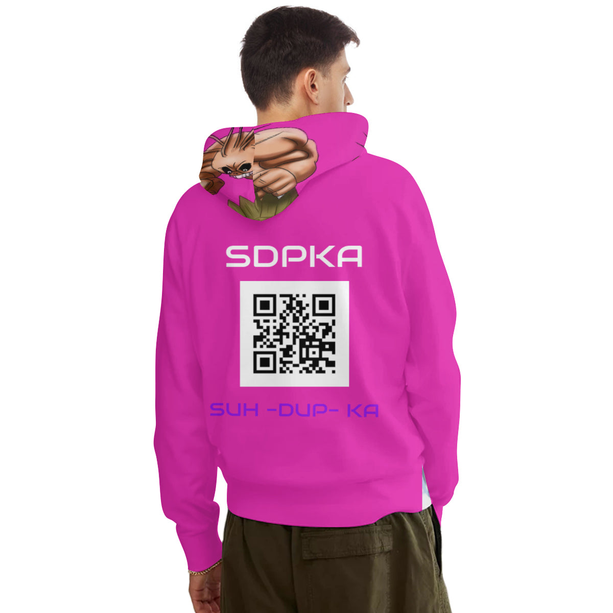 SDPKA ADULT GANGINIT HOODIE HOT PINK