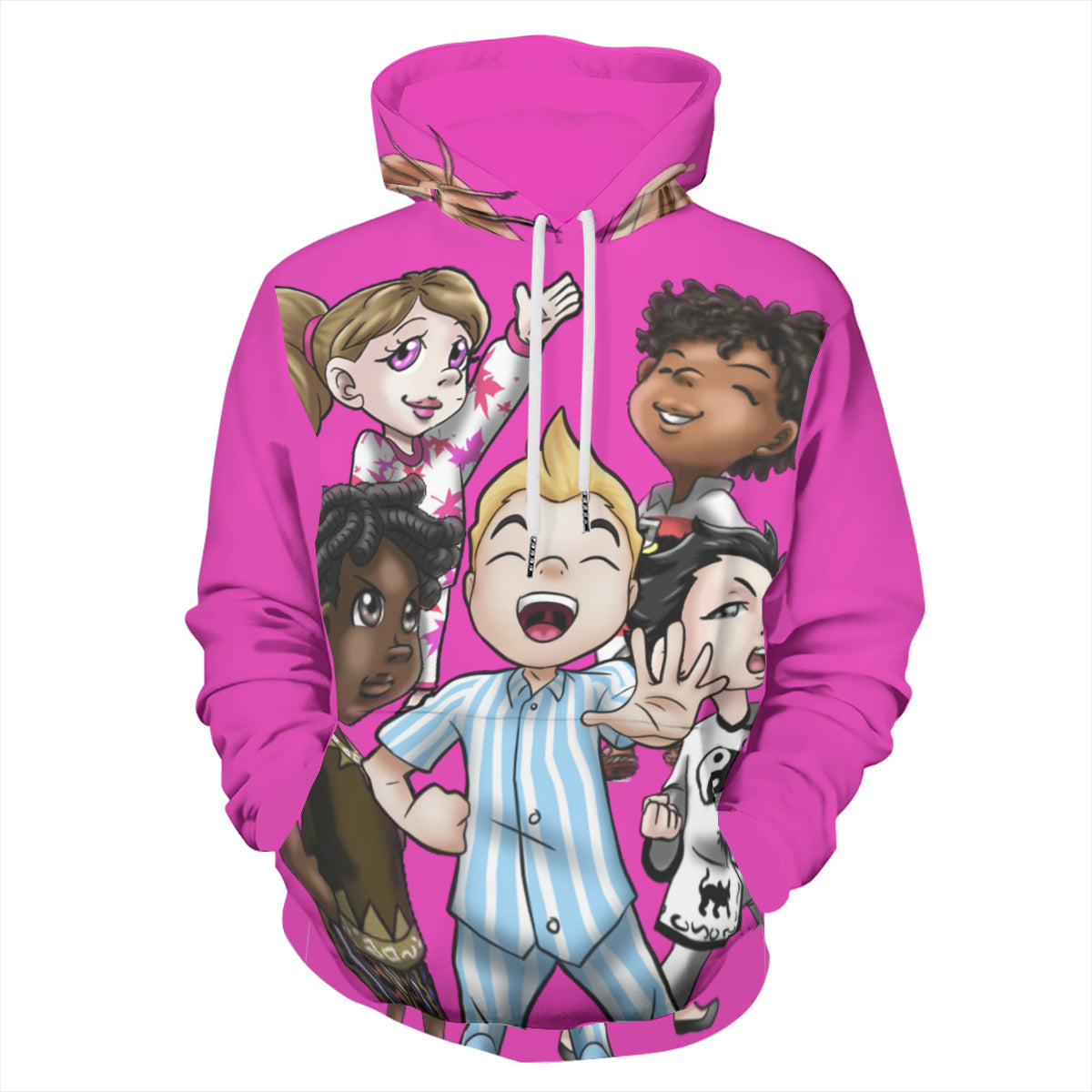 SDPKA ADULT GANGINIT HOODIE HOT PINK