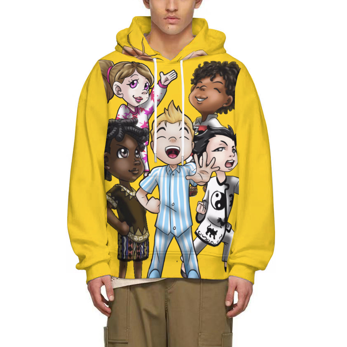 SDPKA ADULT GANGINIT HOODIE YELLOW