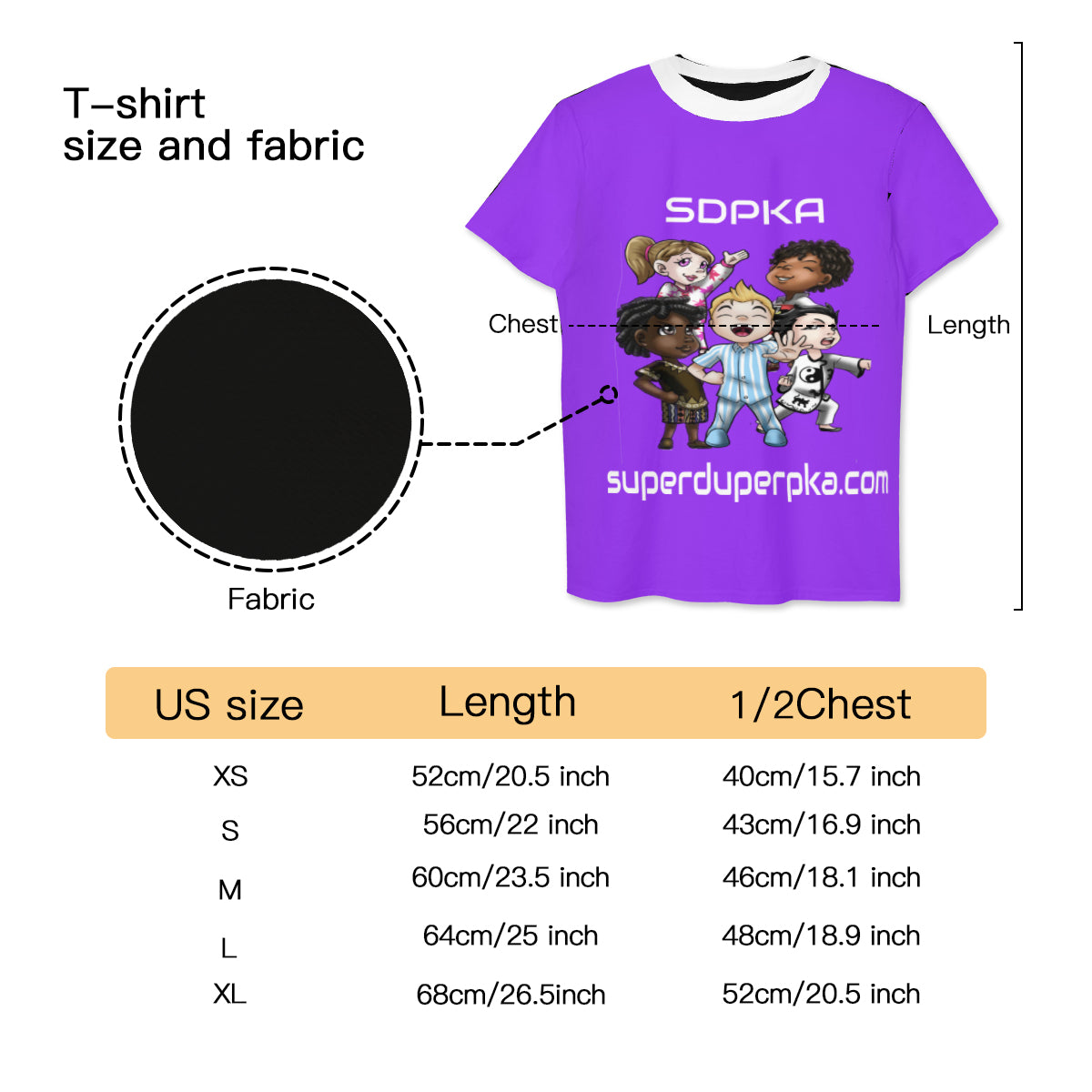 SDPKA T SHIRT EVERYBODY PURPLE