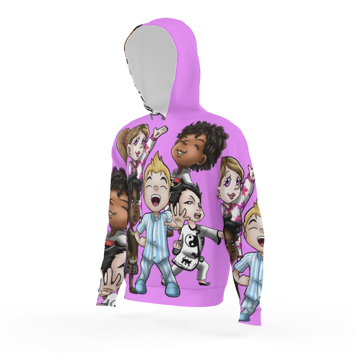 SDPKA KIDS GANGIN' IT HOODIE  LT PINK