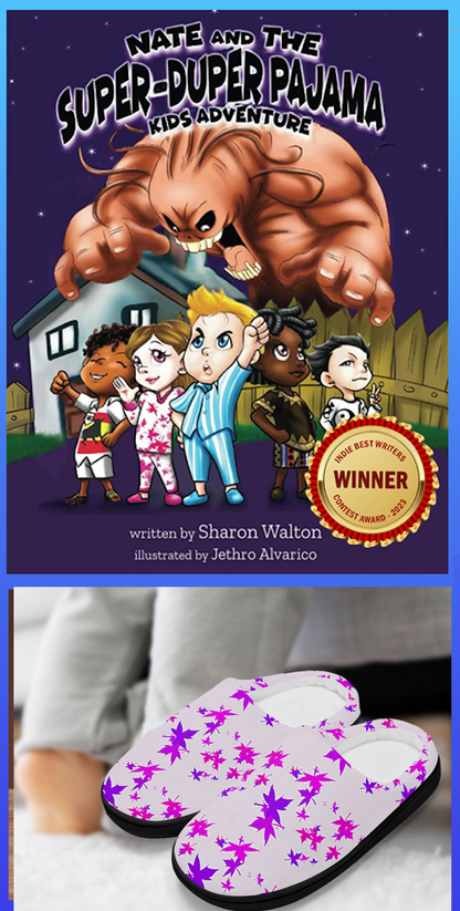 BOOK & ADA'S Kids Cotton Slippers BUNDLE