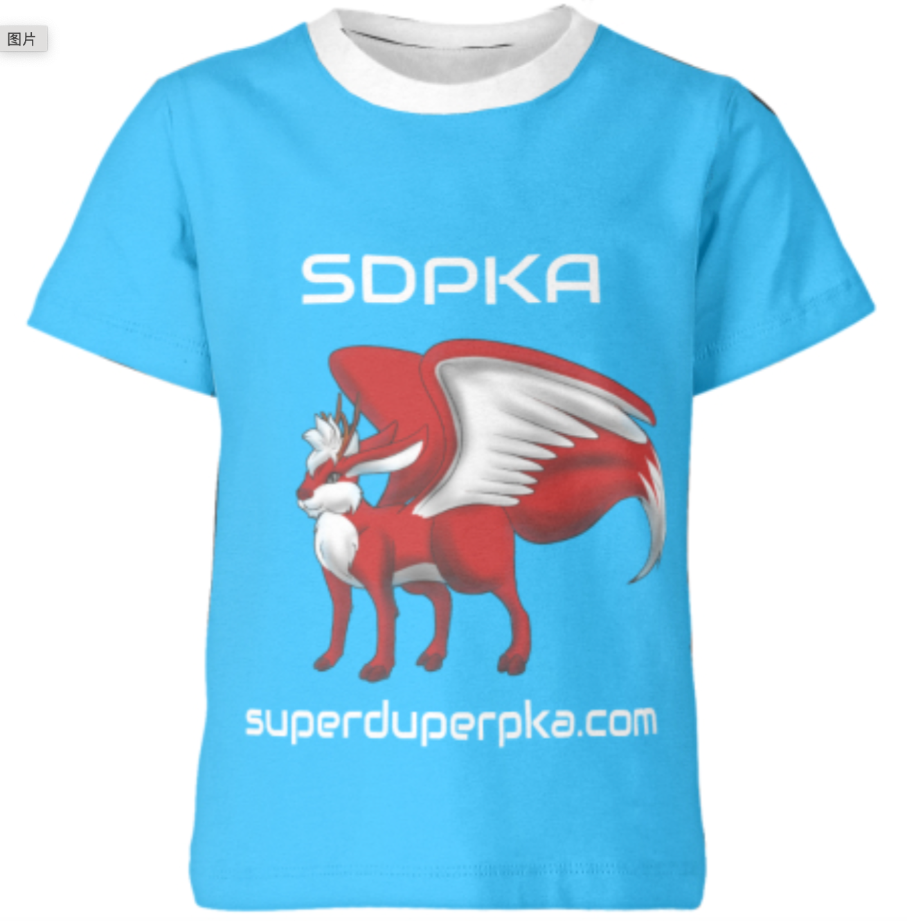 WOLPERTINGER Kid's T-Shirt  RED