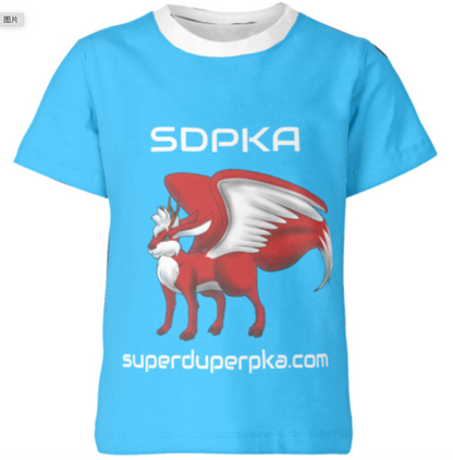WOLPERTINGER Kid's T-Shirt  RED