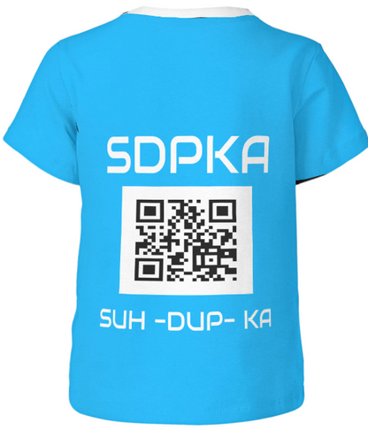 Kedar's Salute of Courage T-Shirt  |  RASPBERRY BLUE