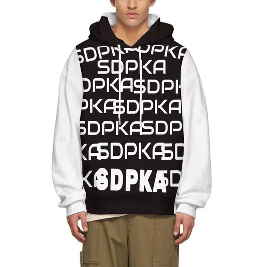 SDPKA B & W ADULT COTTON UNISEX HOODIE