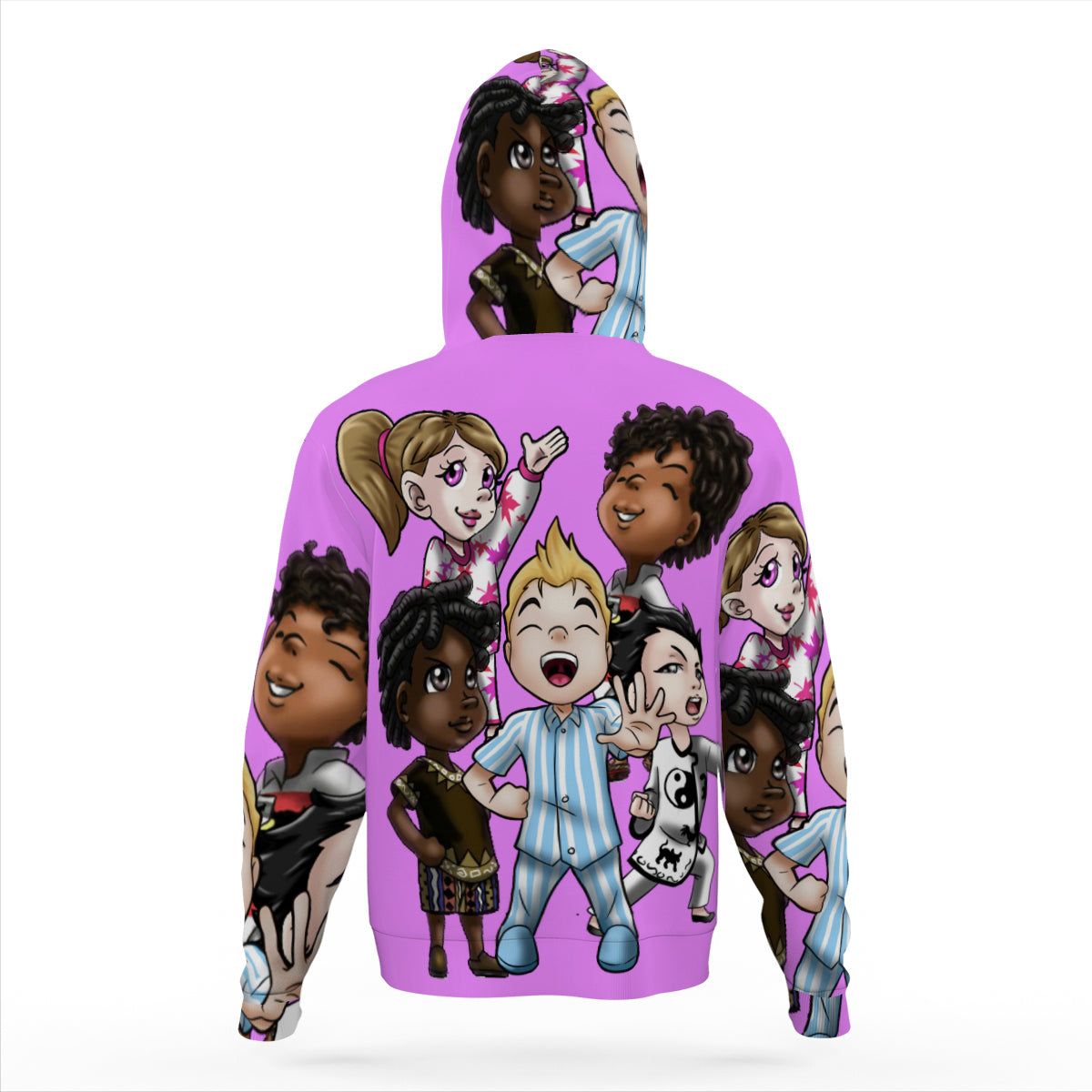 SDPKA KIDS GANGIN' IT HOODIE  LT PINK