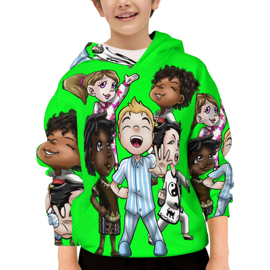 SDPKA KIDS GANGIN' IT HOODIE LIME