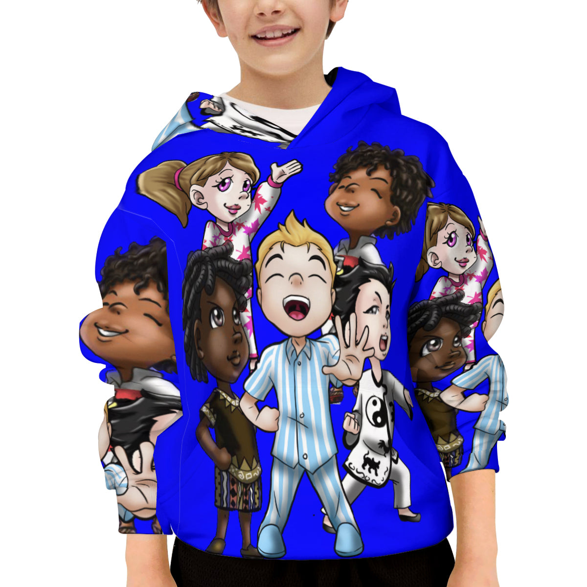 SDPKA KIDS GANGIN' IT HOODIE ROYAL