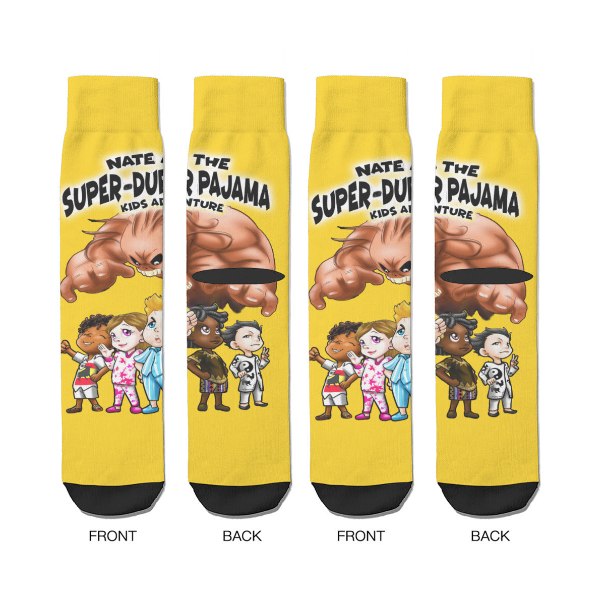 NATE-SDPKA-SOCKS YELLOW