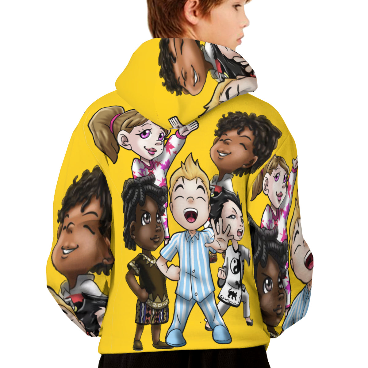 SDPKA  KIDS GANGIN' IT HOODIE YELLOW