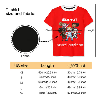 SDPKA T SHIRT EVERYBODY RED