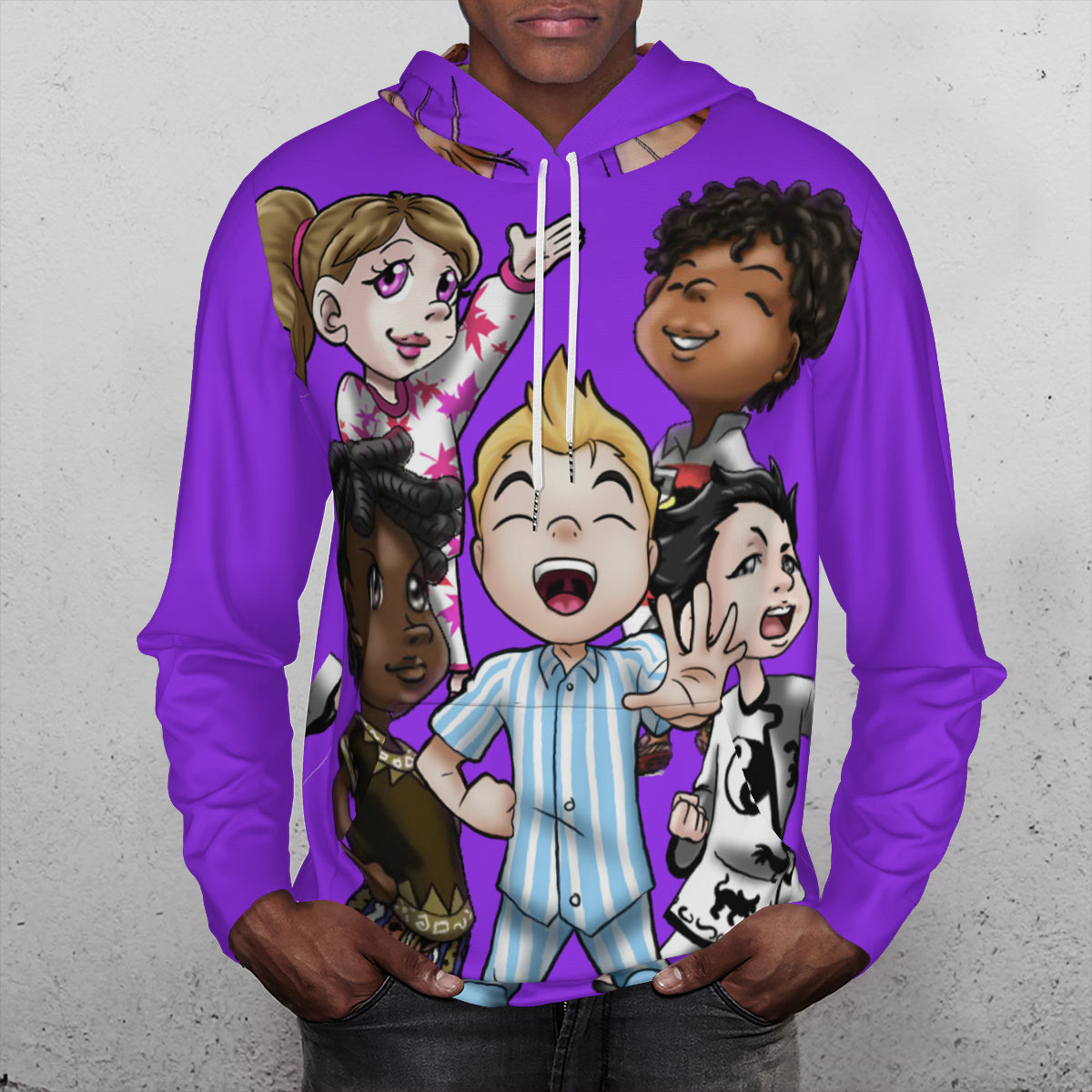 SDPKA ADULT GANGINIT HOODIE PURPLE