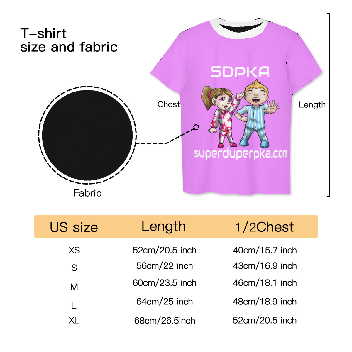 SDPKA NATE & ADA T LT PINK