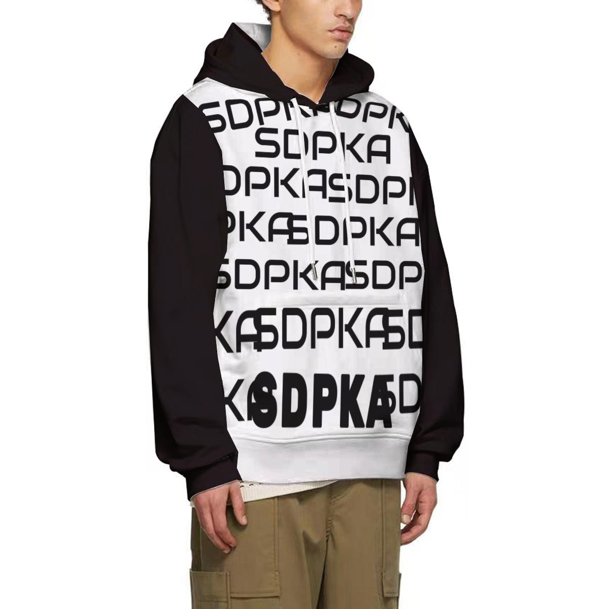 SDPKA  W & B ADULT COTTON UNISEX HOODIE