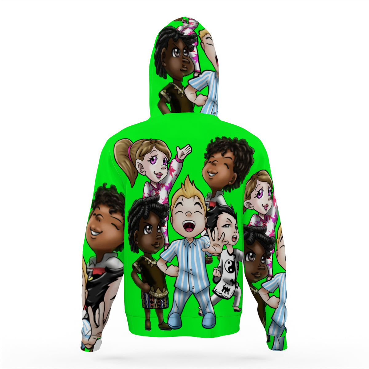 SDPKA KIDS GANGIN' IT HOODIE LIME