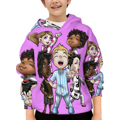 SDPKA KIDS GANGIN' IT HOODIE  LT PINK